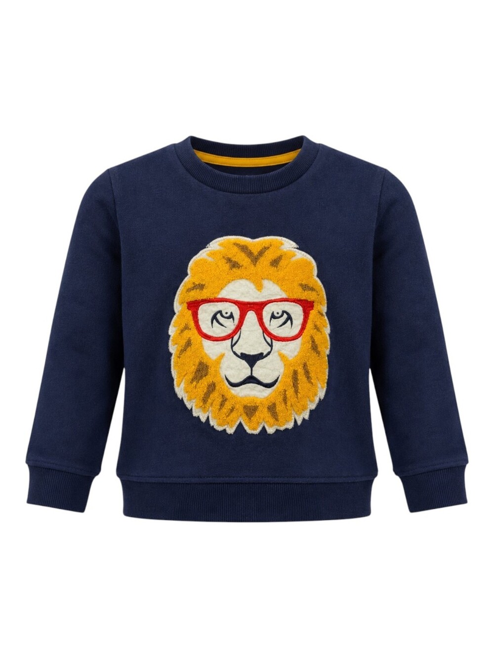 Andy & Evan Kids Lion Navy Blue Long Sleeve T-shirt Toddler Boys Size 4T
